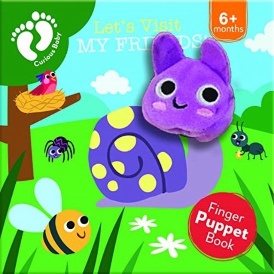 Cover for Louise Buckens · Let's Visit My Friends (Curious Baby Finger Puppet) - Curious Baby Finger Puppet (Board book) (2023)