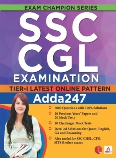 Cover for Adda 247 · Tbd: Ssc Cgl Examination (Pocketbok) (2021)