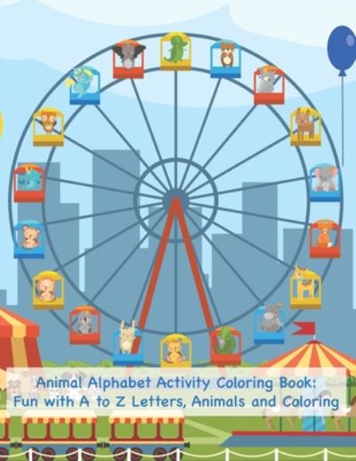 Cover for Santa Barbara Books · Animal Alphabet Activity Coloring Book (Paperback Book) (2020)