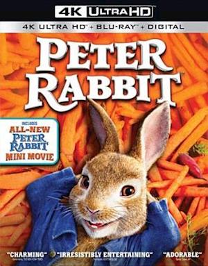 Cover for Peter Rabbit (4K UHD Blu-ray) (2018)