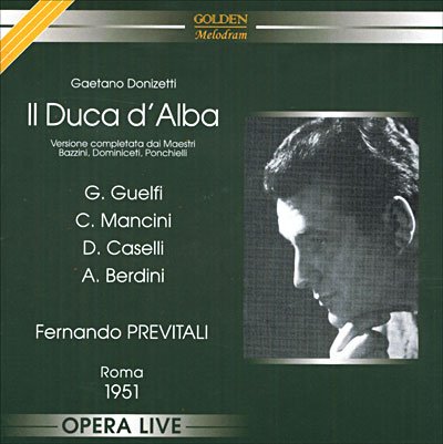 Cover for G. Donizetti · Il Duca D'alba (CD) (2004)