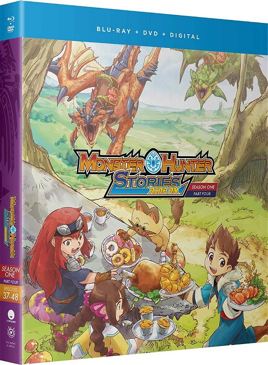 Cover for Monster Hunter Stories Ride On: Season One - Pt 4 (Blu-ray) (2018)
