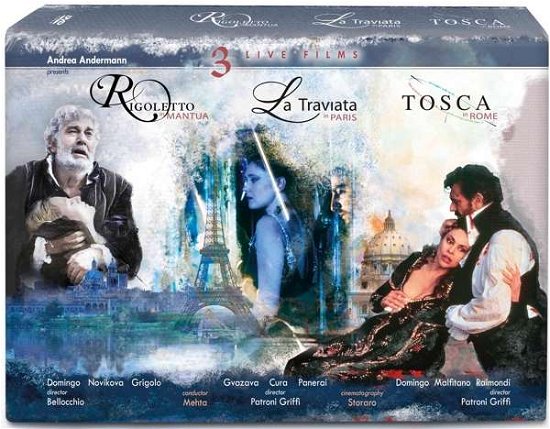 Cover for Puccini / Verdi · Tosca/la Traviata / Rigoletto (DVD) [English edition] (2017)