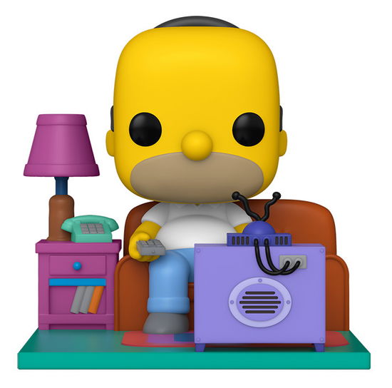 Cover for Pop Deluxe Animation Simpsons · Pop Deluxe Animation Simpsons Homer Watching TV (Funko POP!) (2021)