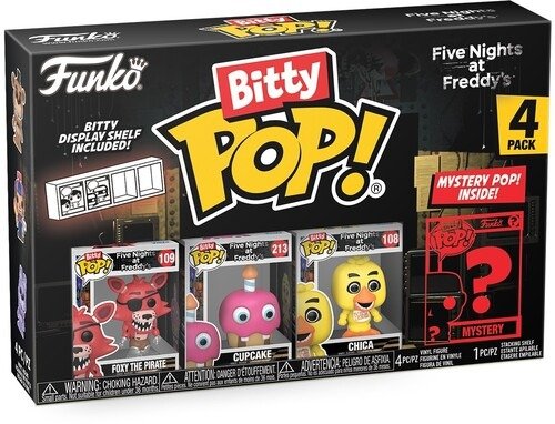 Bitty Pop Five Nights at Freddys Foxy 4 Pack - Bitty Pop Five Nights at Freddys - Merchandise - Funko - 0889698730457 - 25. Oktober 2023