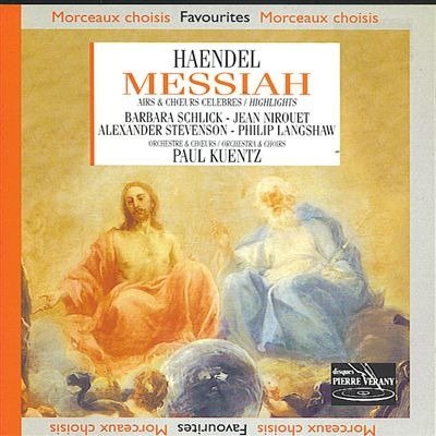 Cover for Georg Friedrich Handel  · Messiah Hwv 56 (1754) (Arie E Cori) (CD)