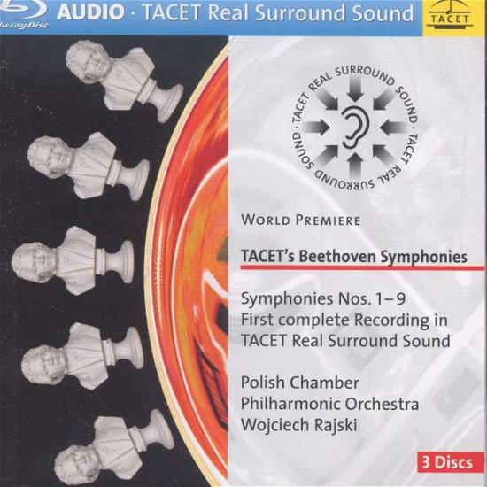 Tacets Beethoven Symphonies 19 On 3 Bluray Surround Sound - Polish Chamber Philharmonic Orchestra Wojciech Rajski - Film - TACET - 4009850097457 - 17 juni 2016
