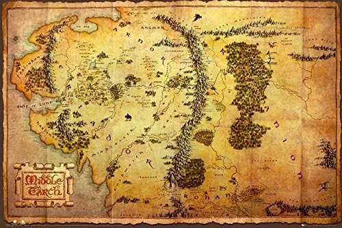 Cover for Poster - Maxi · THE HOBBIT - Poster 61X91 - Map (MERCH) (2015)