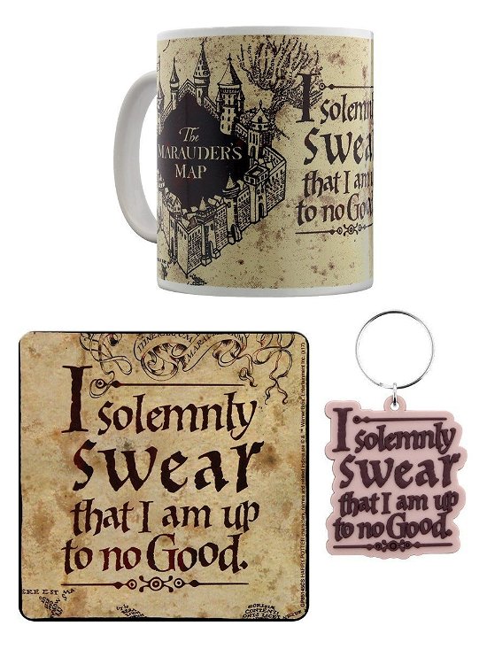 Cover for Giftbox · Harry Potter Marauders Map Mug, Coaster Keychain Gift Set (Pocketbok) (2023)