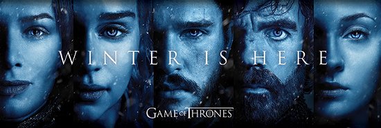Game Of Thrones - Winter Is Here (Poster Slim 30X91,5 Cm) - Game Of Thrones - Koopwaar -  - 5050574602457 - 
