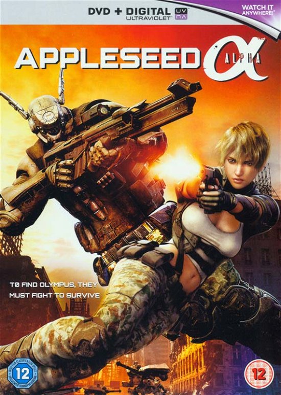 Cover for Appleseed Alpha (DVD) (2014)