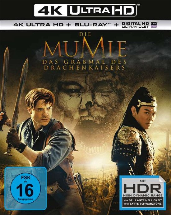 Cover for Brendan Fraser,jet Li,maria Bello · Die Mumie: Das Grabmal Des Drachenkaisers (4K UHD Blu-ray) (2017)