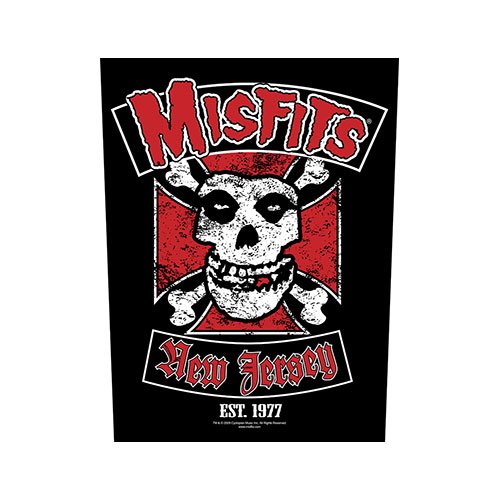 Cover for Misfits · Misfits Back Patch: Biker (MERCH) [Black edition] (2019)