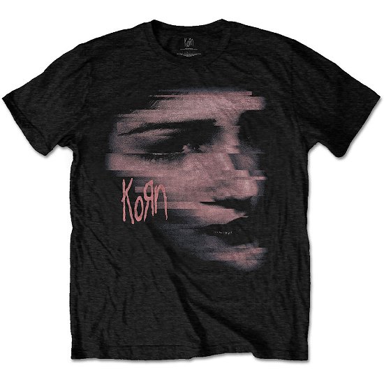 Korn Unisex T-Shirt: Chopped Face - Korn - Merchandise -  - 5056368629457 - 