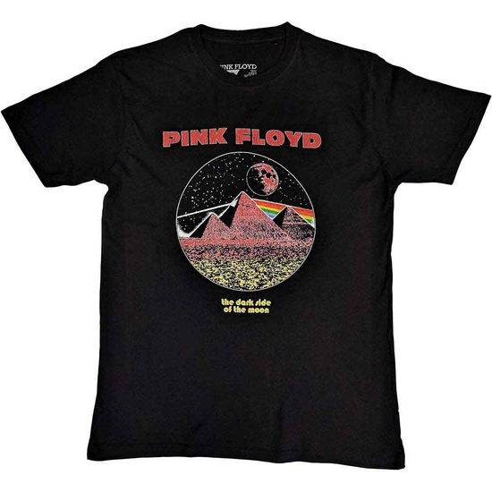 Pink Floyd Unisex T-Shirt: Vintage Pyramids - Pink Floyd - Merchandise -  - 5056561075457 - 