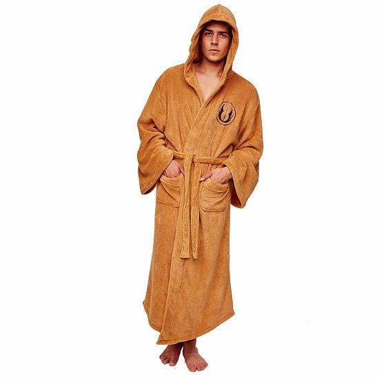 Star Wars - Jedi - Toweling Robe - Tan Logo -  Adult Large - Groovy UK - Merchandise -  - 5060075252457 - 