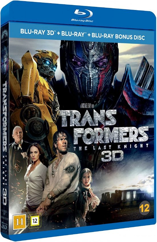Cover for Transformers · Transformers 5: The Last Knight (3D Blu-ray/BD) [3D edition] (2017)