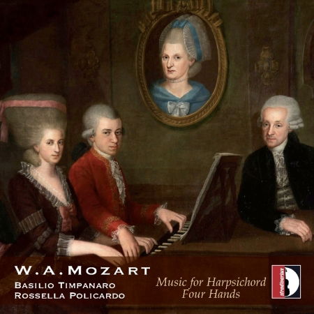 Cover for Mozart / Basilio Timpanaro · Mozart: Music for Harpsichord Four Hands (CD) (2016)