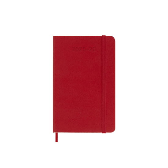 Cover for Moleskine 2026 18 Month Weekly Pocket Hardcover Diary (Buch) (2025)