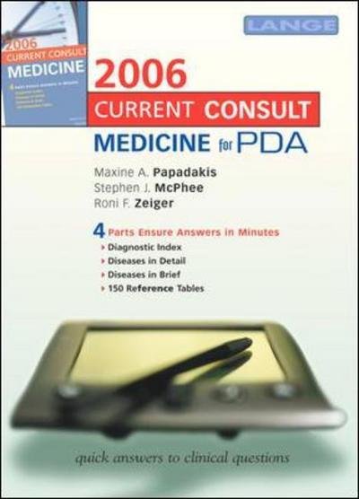 Cover for Maxine A. Papadakis · Current Consult Medicine 2006 for PDA (Mobile Consult) (Bog) (2006)