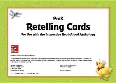 World of Wonders Grade Pre-K Retelling Cards - McGraw Hill - Jogo de tabuleiro - McGraw-Hill Education - 9780076665457 - 29 de maio de 2015