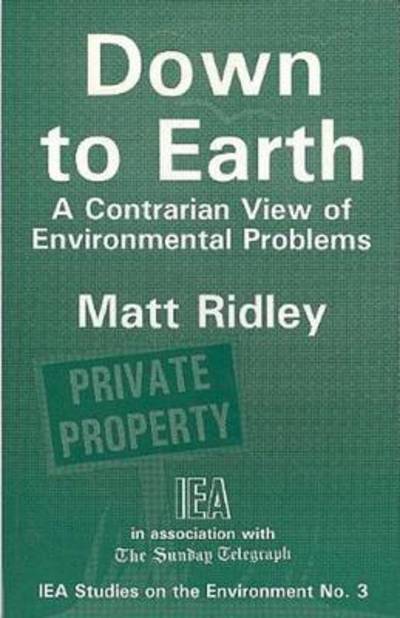 Cover for Matt Ridley · Down to earth (Book) (1995)