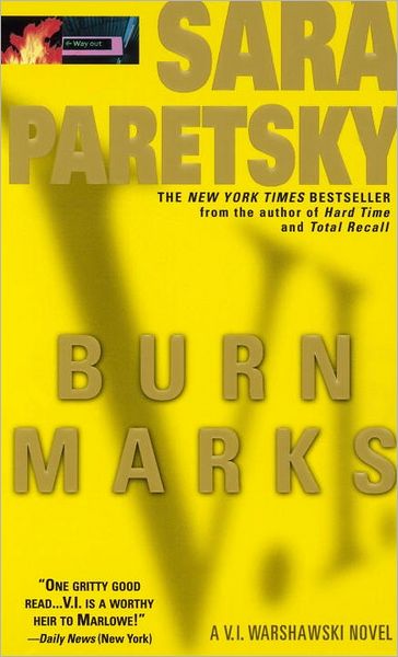 Cover for Sara Paretsky · Burn Marks (V.i. Warshawski Novels) (Pocketbok) (1991)