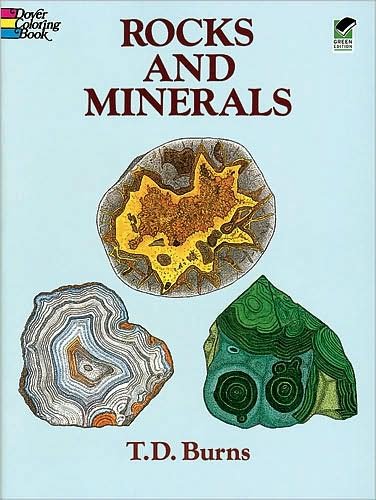 Rocks and Minerals Colouring Book - Dover Nature Coloring Book - T.D. Burns - Koopwaar - Dover Publications Inc. - 9780486286457 - 28 maart 2003
