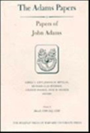 Cover for John Adams · Papers of John Adams - Adams Papers (Hardcover Book) (1996)