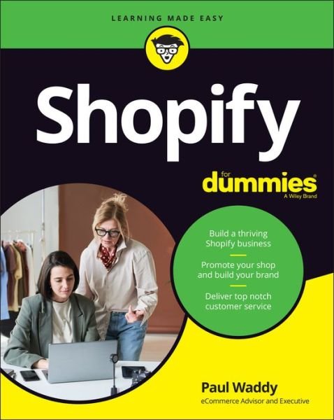 Cover for Paul Waddy · Shopify For Dummies (Paperback Book) (2022)