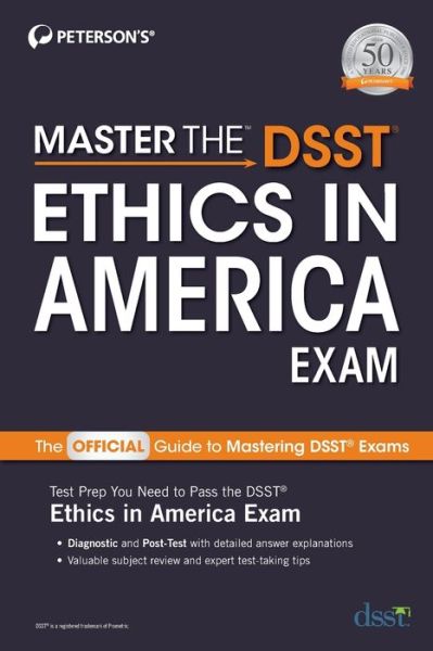 Cover for Peterson's · Master the DSST Ethics in America Exam (Paperback Book) (2020)