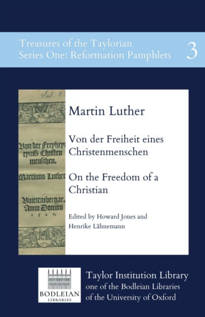 Cover for Von der Freiheit eines Christenmenschen - Treasures of the Taylorian: Reformation Pamphlets (Paperback Book) (2020)