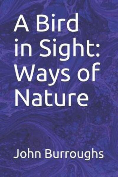 Cover for John Burroughs · A Bird in Sight : Ways of Nature (Paperback Book) (2019)
