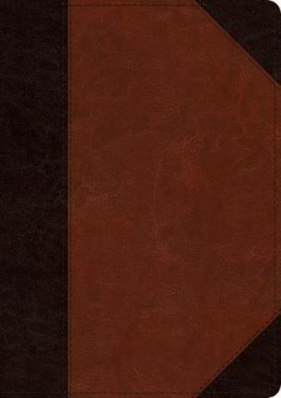 Cover for ESV Large Print Wide Margin Bible (Læderbog) (2018)