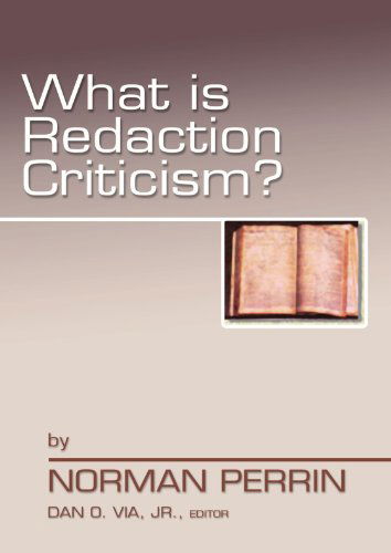 Cover for Norman Perrin · What is Redaction Criticism?: (Paperback Book) (2002)