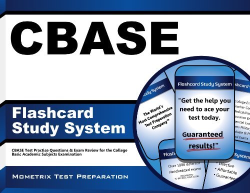 Cover for Cbase Exam Secrets Test Prep Team · Cbase Flashcard Study System: Cbase Test Practice Questions &amp; Exam Review for the College Basic Academic Subjects Examination (Cards) (Paperback Book) [Flc Crds edition] (2023)
