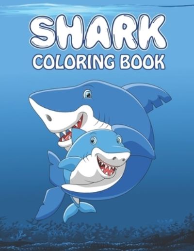 Cover for Platinum Press · Shark Coloring Book (Paperback Book) (2019)