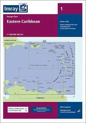 Cover for Imray · Chart 1 Eastern Caribbean: Passage Chart (Paperback Book) [New edition] (2020)