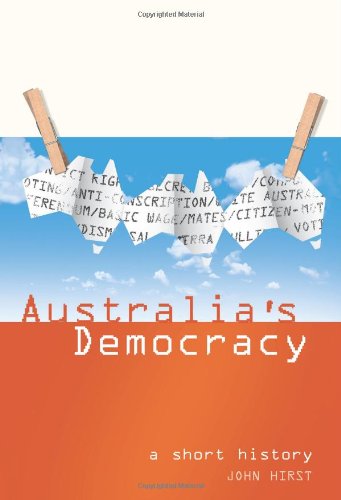 Cover for John Hirst · Australia's Democracy: a Short History (Paperback Book) (2003)