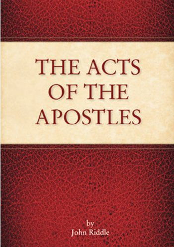 Cover for John Riddle · Acts of the Apostles (Paperback Book) (2012)