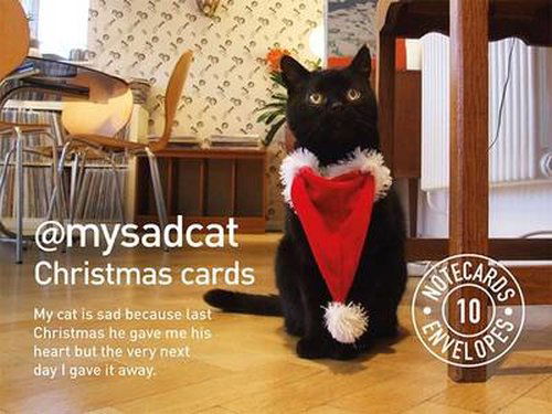 My Sad Cat Christmas Cards - Tom Cox - Books - Graffeg Limited - 9781909823457 - October 3, 2023