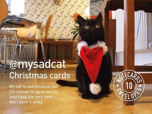 Cover for Tom Cox · My Sad Cat Christmas Cards (Bok) (2023)