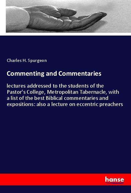 Cover for Spurgeon · Commenting and Commentaries (Book)