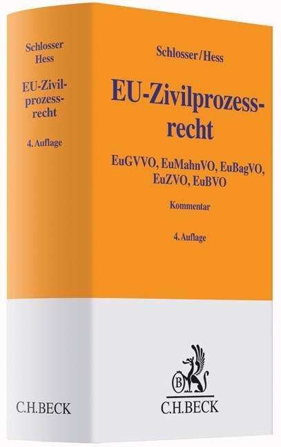 Cover for Schlosser · EU-Zivilprozessrecht (EuZPR) (Book)