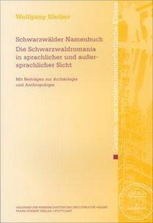 Cover for Kleiber · Schwarzwälder Namenbuch.Die Sch (Book) (2015)