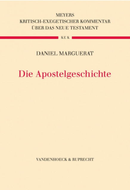 Cover for Daniel Marguerat · Die Apostelgeschichte (Hardcover Book) (2022)