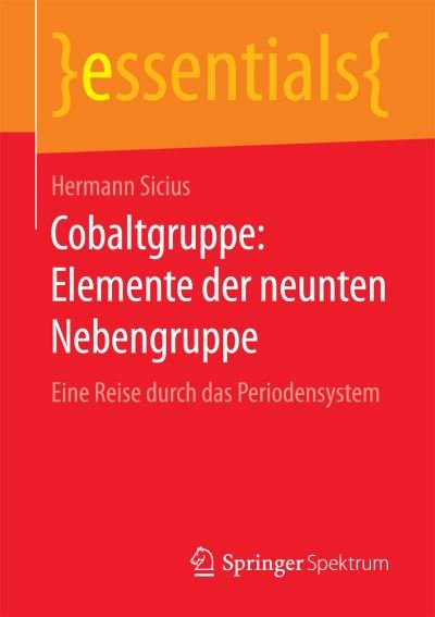 Cover for Sicius · Cobaltgruppe: Elemente der neunt (Bog) (2016)