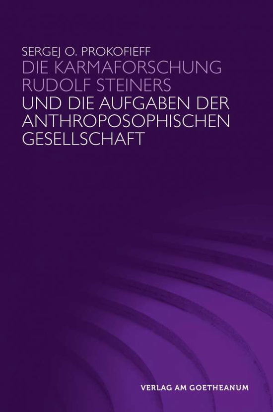 Cover for Prokofieff · Die Karmaforschung Rudolf St (Book)