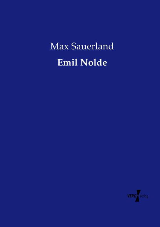 Cover for Sauerlandt · Emil Nolde (Buch) (2019)