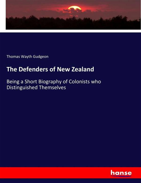 Cover for Gudgeon · The Defenders of New Zealand (Bok) (2017)